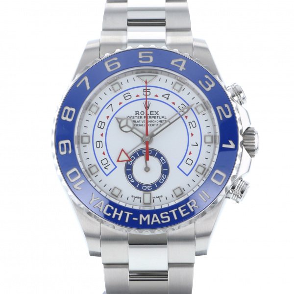 ロレックス ROLEX ヨットマスターII 116680 ホワイト/ベンツ針文字盤 新品 腕時計 メンズ
