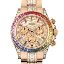 ロレックス ROLEX デイトナ レインボー 全面ダイヤ ブレスダイヤモンド 116595RBOW ダイヤ/ピンク文字盤 未使用 腕時計 メンズ