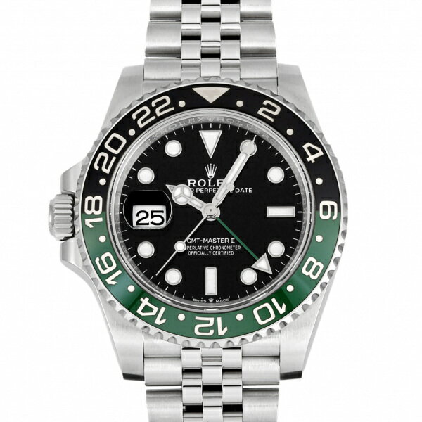 GMTマスター 腕時計（メンズ） ロレックス ROLEX GMTマスターII 126720VTNR ブラック/ドット文字盤 未使用 腕時計 メンズ