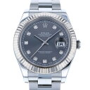 ロレックス ROLEX デイトジャストII 116334G スレート文字盤 中古 腕時計 メンズ