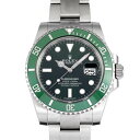 ロレックス ROLEX サブマリーナー デイト 116610LV グリーン/ドット文字盤 中古 腕時 ...