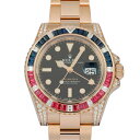 bNX ROLEX GMT}X^[II 126755SARU ubN/hbg  rv Y