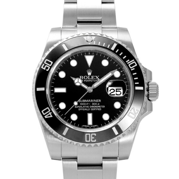 ロレックス ROLEX サブマリーナー デイト 116610LN ブラック/ドット文字盤 中古 腕時計 メンズ