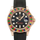 ロレックス ROLEX ヨットマスター 40 116695SATS ブラック文字盤 中古 腕時計 メンズ