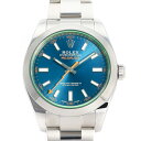 ロレックス ROLEX ミルガウス 116400GV Zブルー文字盤 中古 腕時計 メンズ