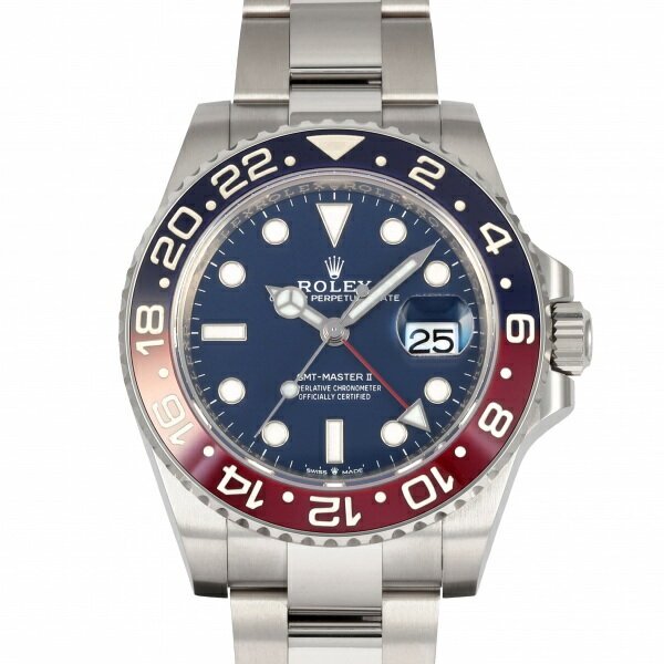 ロレックス ROLEX GMTマスターII 126719BLRO ミッドナイトブルー/ドット文字盤 未使用 腕時計 メンズ