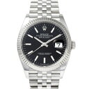 デイトジャスト 腕時計（メンズ） ロレックス ROLEX デイトジャスト 36 126234 ブライトブラック文字盤 新品 腕時計 メンズ