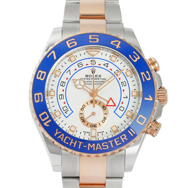 ヨットマスター ロレックス ROLEX ヨットマスターII 116681 ホワイト/ベンツ針文字盤 新品 腕時計 メンズ