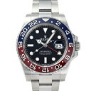 GMTマスター ロレックス ROLEX GMTマスターII 126710BLRO ブラック文字盤 新品 腕時計 メンズ