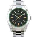 ロレックス ROLEX ミルガウス 116400GV ブラック文字盤 未使用 腕時計 メンズ