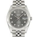 ロレックス ROLEX デイトジャスト 41 126334G スレート文字盤 新品 腕時計 メンズ