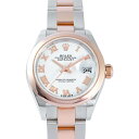 ロレックス ROLEX デイトジャスト レディ 28 279161 ホワイトローマ文字盤 新品 腕時計 レディース