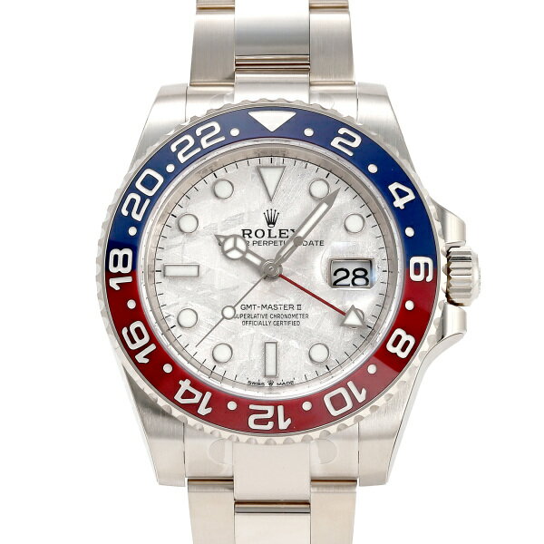 GMTマスター 腕時計（メンズ） ロレックス ROLEX GMTマスターII メテオライト 126719BLRO 新品 腕時計 メンズ