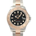 ヨットマスター ロレックス ROLEX ヨットマスター 37 268621 ブラック文字盤 新品 腕時計 男女兼用