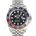 GMTマスター 腕時計（メンズ） ロレックス ROLEX GMTマスターII 126710BLRO ブラック/ドット文字盤 新品 腕時計 メンズ