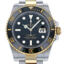 ロレックス ROLEX サブマリーナー デイト 116613GLN ブラック/ドット文字盤 中古 腕 ...