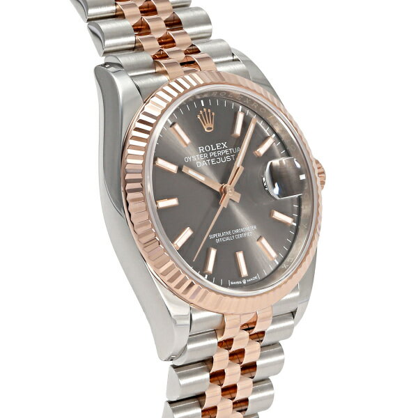 ロレックス ROLEX デイトジャスト 36 126231 スレート文字盤 中古 腕時計 メンズ