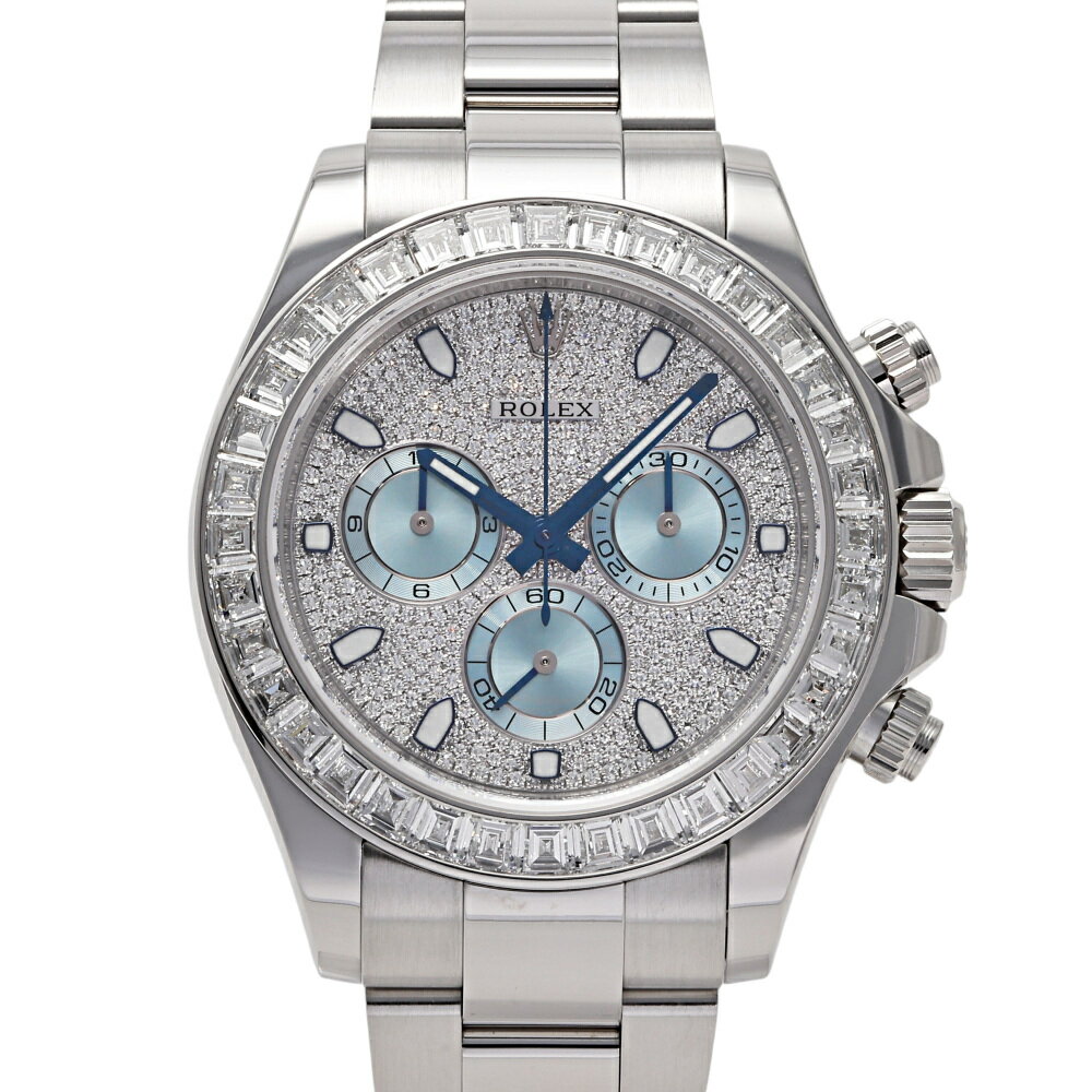 ロレックス ROLEX コスモグラフ デイトナ パヴェダイヤ 116576TBR ダイヤ/アイスブルー文字盤 中古 腕時計 メンズ