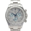 ロレックス ROLEX コスモグラフ デイトナ パヴェダイヤ 116576TBR ダイヤ/アイスブルー文字盤 中古 腕時計 メンズ