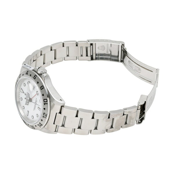 ロレックス ROLEX エクスプローラーII 16570 ホワイト文字盤 中古 腕時計 メンズ