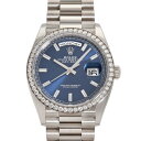 ロレックス ROLEX デイデイト 36 128349RBR ブライトブルー文字盤 新品 腕時計 メンズ