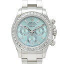 ロレックス ROLEX コスモグラフ デイトナ 116576TBR アイスブルー/8PB/3PD文字盤 中古 腕時計 メンズ