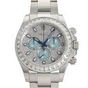 ロレックス ROLEX コスモグラフ デイトナ パヴェダイヤ 116576TBR ダイヤ/アイスブルー文字盤 中古 腕時計 メンズ