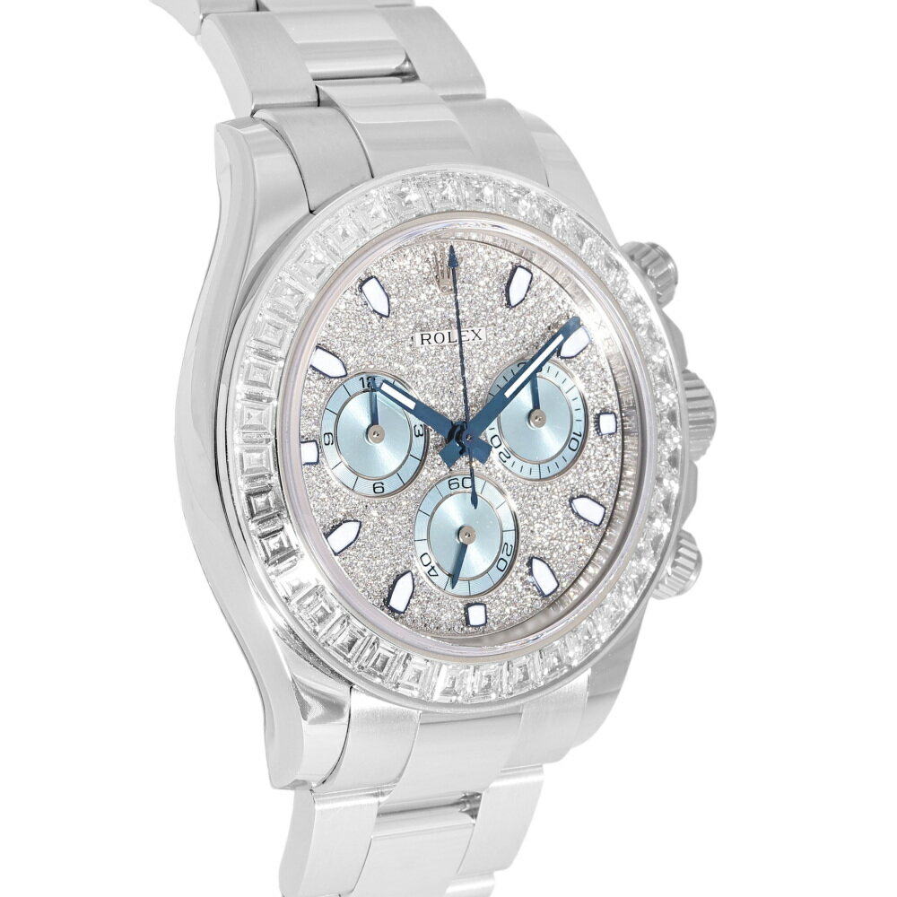ロレックス ROLEX コスモグラフ デイトナ パヴェダイヤ 116576TBR ダイヤ/アイスブルー文字盤 中古 腕時計 メンズ