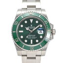 ロレックス ROLEX サブマリーナー デイト 116610LV グリーン/ドット文字盤 中古 腕時計 メンズ