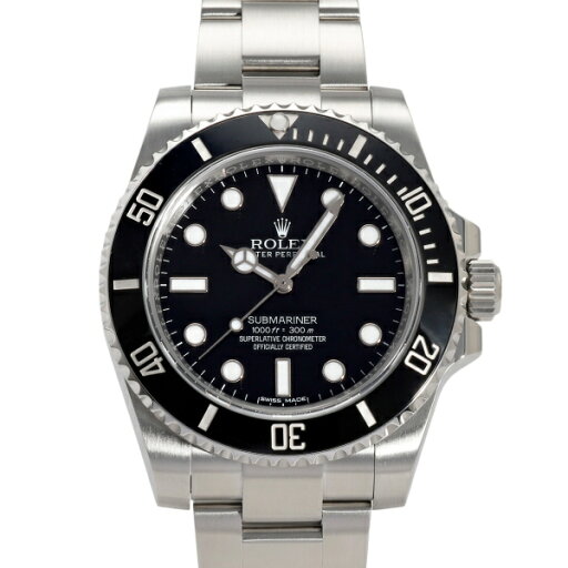 ロレックス ROLEX サブマリーナー 114060 ブラック/ドット文字盤 中古 腕時計 メンズ ロレックス ROLEX サブマリーナー 114060 ブラック/ドット文字盤 中古 腕時計 メンズ