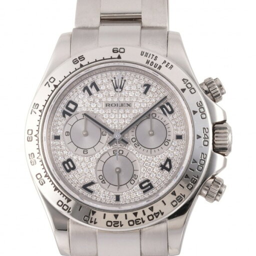 ロレックス ROLEX コスモグラフ デイトナ パヴェダイヤ アラビア 116509ZEA 全面ダイヤ/アラビア文字盤 中古 腕時計 メンズ ロレックス ROLEX コスモグラフ デイトナ パヴェダイヤ アラビア 116509ZEA 全面ダイヤ/アラビア文字盤 中古 腕時計 メンズ