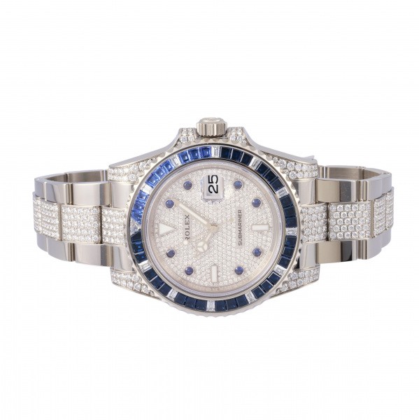 ロレックス ROLEX サブマリーナー デイト 116659SABR ダイヤ/シルバー/8PS文字盤 中古 腕時計 メンズ