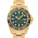 ロレックス ROLEX GMTマスターII 116718LN グリーン文字盤 中古 腕時計 メンズ
