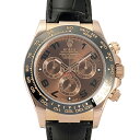 ロレックス ROLEX コスモグラフ デイトナ 116515LN チョコレート/アラビア文字盤 中古 腕時計 メンズ