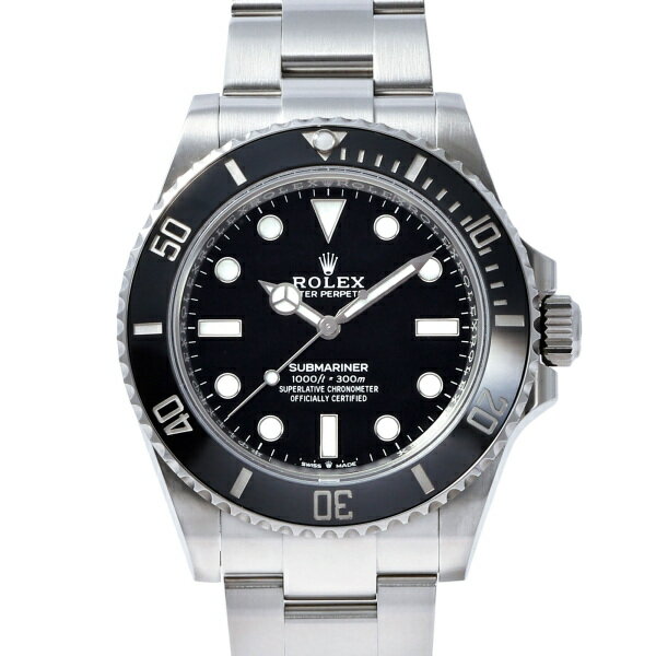 ロレックス ROLEX サブマリーナー 124060 ブラック文字盤 中古 腕時計 メンズ