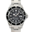 ロレックス ROLEX サブマリーナー デイト 16610 ブラック文字盤 中古 腕時計 メンズ(2)