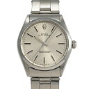 ロレックス ROLEX オイスターパーペチュアル 34 1002 シルバ―/バー文字盤 中古 腕時計 男女兼用