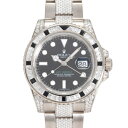 ロレックス ROLEX GMTマスターII 116759SANR ブラック/ドット文字盤 中古 腕時計 メンズ