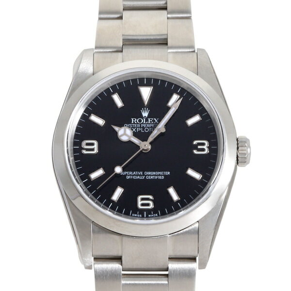 ロレックス ROLEX エクスプローラー 114270 ブラック文字盤 中古 腕時計 メンズ