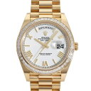 ロレックス ROLEX デイデイト 40 228398TBR ホワイトローマ文字盤 中古 腕時計 メンズ