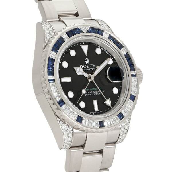 ロレックス ROLEX GMTマスターII 116759SA ブラック文字盤 中古 腕時計 メンズ