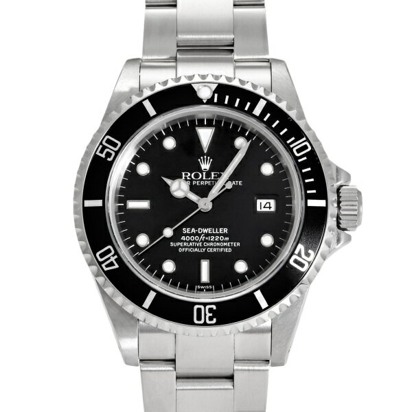 ロレックス ROLEX シードゥエラー 16600 ブラック文字盤 中古 腕時計 メンズ