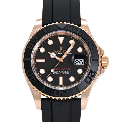 ロレックス ROLEX ヨットマスター 40 126655 ブラック文字盤 中古 腕時計 メンズ ロレックス ROLEX ヨットマスター 40 126655 ブラック文字盤 中古 腕時計 メンズ