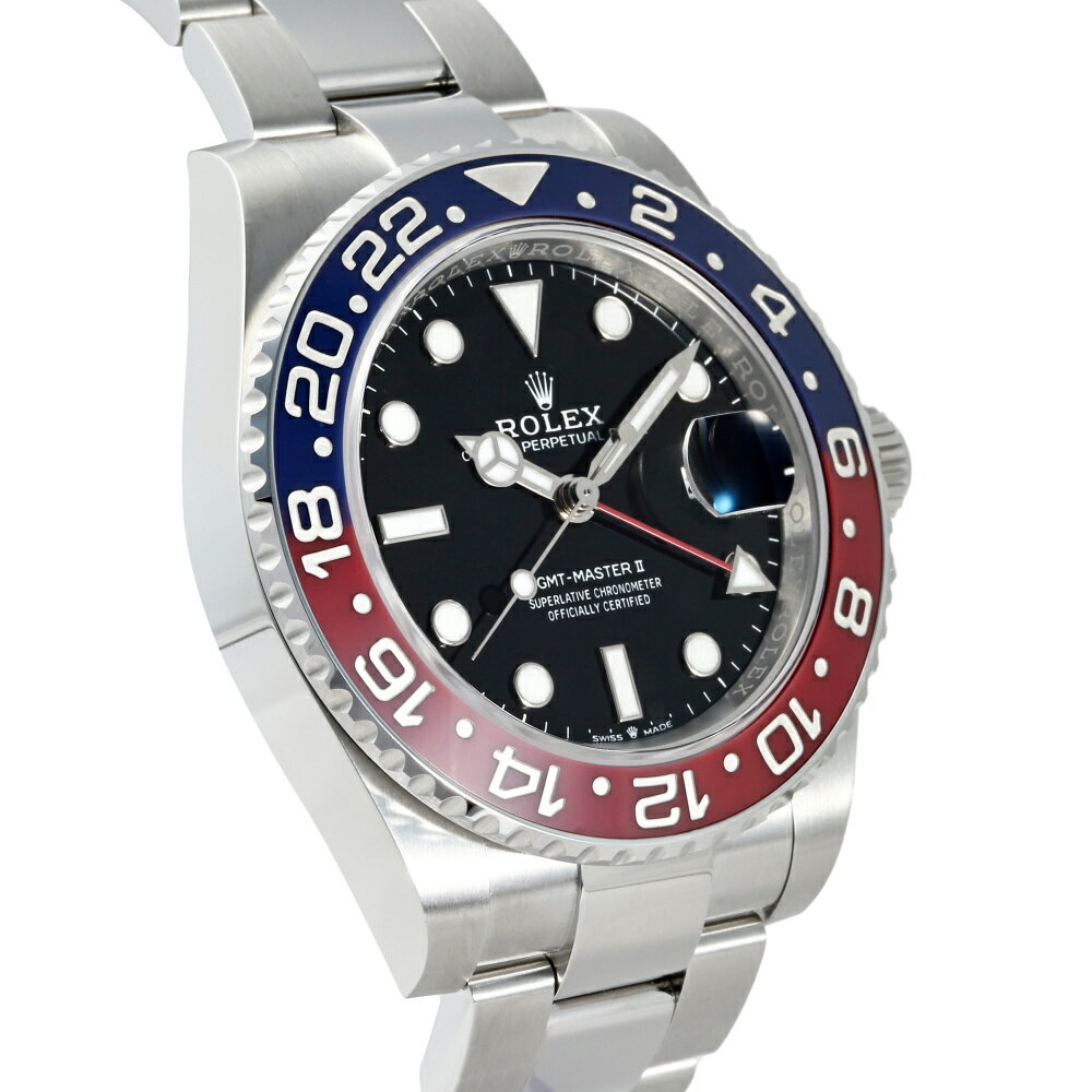 ロレックス ROLEX GMTマスターII 126710BLRO ブラック文字盤 新品 腕時計 メンズ