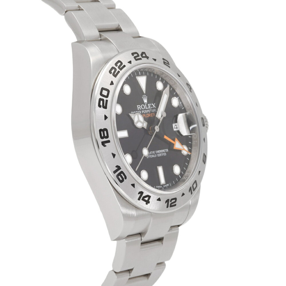 ロレックス ROLEX エクスプローラーII 216570 ブラック文字盤 中古 腕時計 メンズ