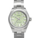 ロレックス ROLEX オイスターパーペチュアル 28 276200 ピスタチオ/バー文字盤 未使用 腕時計 男女兼用