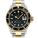 ロレックス ROLEX サブマリーナー デイト 16613 ブラック文字盤 中古 腕時計 メンズ