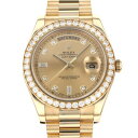 ロレックス ROLEX デイデイトII 218348A シャンパン文字盤 中古 腕時計 メンズ