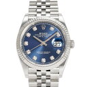 ロレックス ROLEX デイトジャスト 36 126234G ブライトブルー/10PD文字盤 新品 腕時計 メンズ(2)