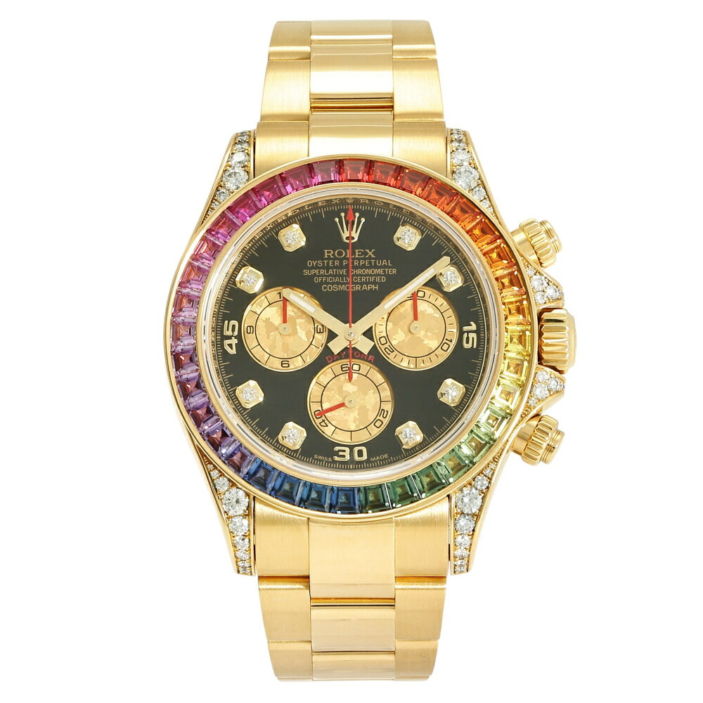 ロレックス ROLEX コスモグラフ デイトナ 116598RBOW ブラック/ゴールド/8PD文字盤 中古 腕時計 メンズ
